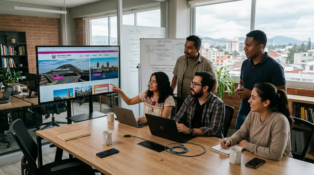 Equipo de desarrollo de software atendiendo empresas en Ecatepec